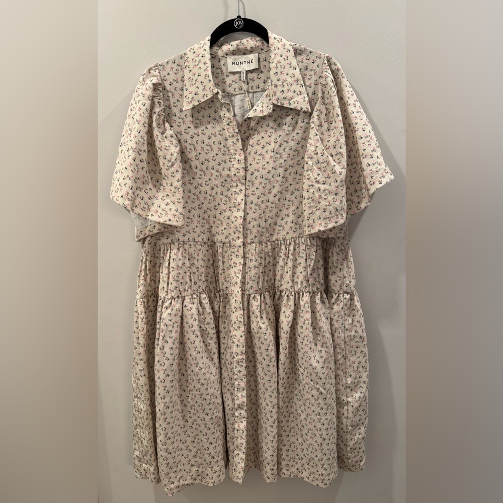 Munthe Floral Button-Up Dress